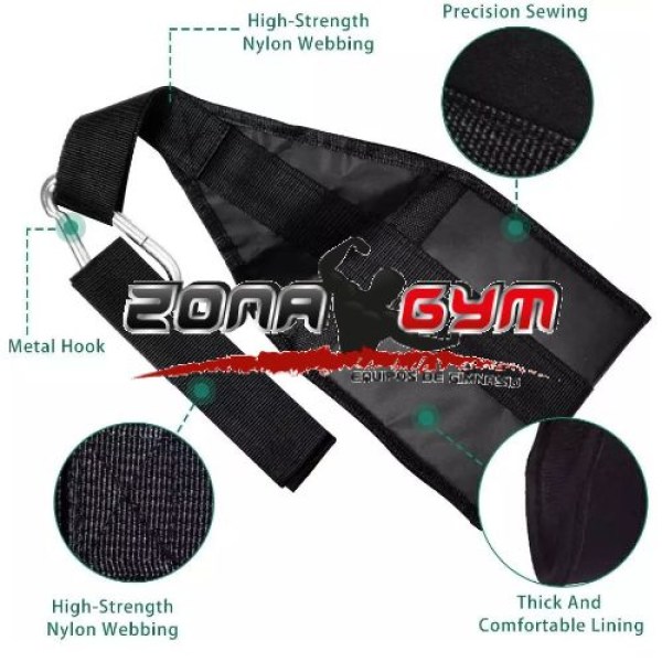 Correas para abdominales para barra de dominadas